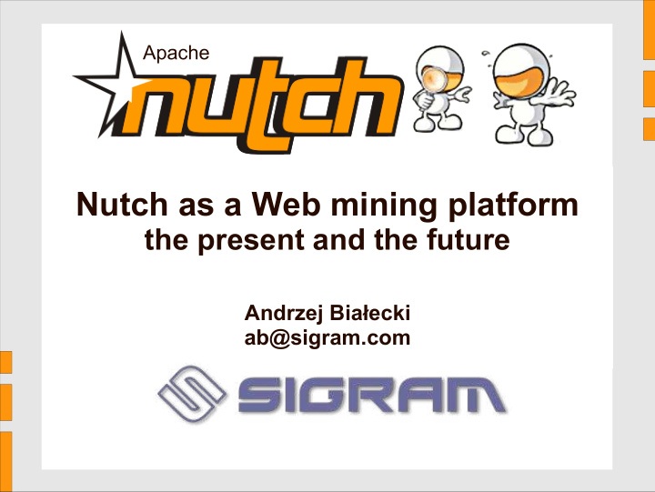 nutch as a web mining platform
