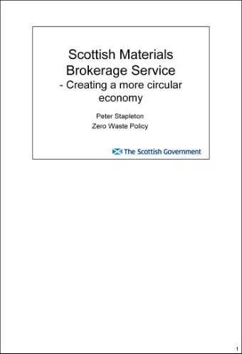 1  2  3 Overall policy aim here is to create a more Circular Economy The term is in contrast to