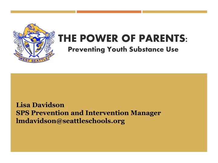 the power of parents