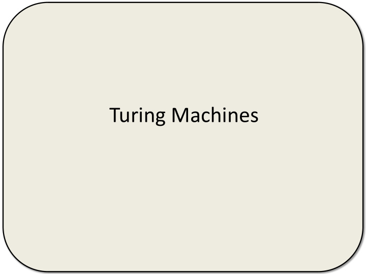 turing machines most general computer