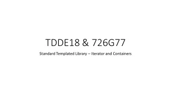 TDDE18 &amp; 726G77 Standard Templated Library  Iterator and Containers Lab 5  wordlist