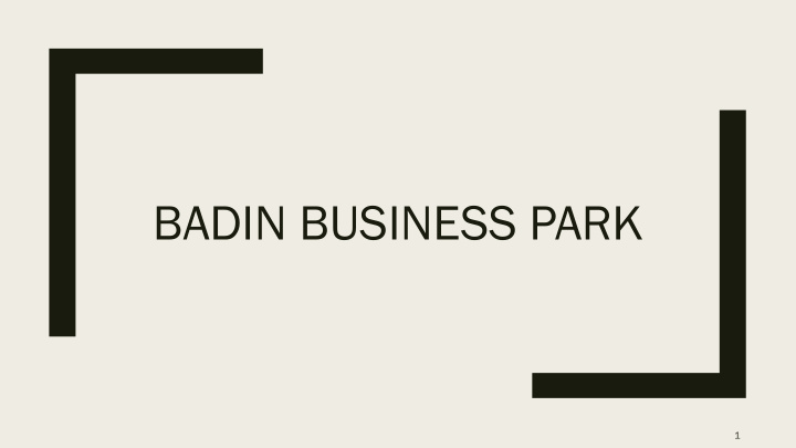 badin business park