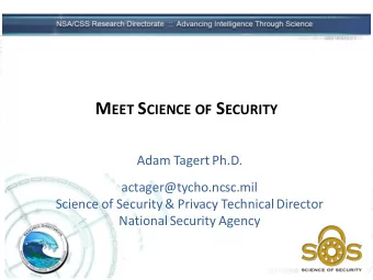 Introduction  What is the Problem  What is Science?  3 Themes  Research Focus Areas