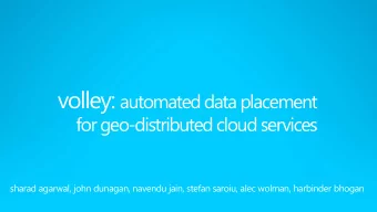 very rapid pace of datacenter rollout  April 2007  Microsoft opens DC in Quincy, WA
