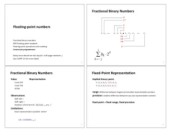.  1 b i b i 1 b 2 b 1 b 0 b 1 b 2 b 3 b  j          1/2  1/4