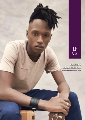 RESULTS  PRESENTATION  FOR THE HALF-YEAR ENDED 30 SEPTEMBER 2016  RESULTS PRESENTATION  FOR THE