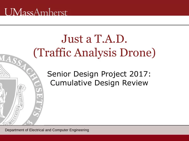 just a t a d traffic analysis drone