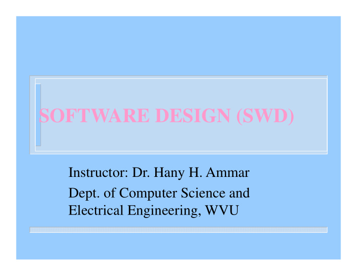 software design swd