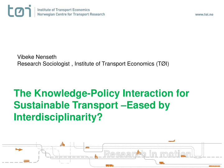 the knowledge policy interaction for sustainable
