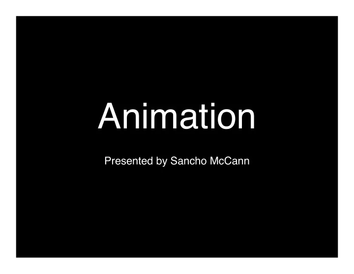 animation