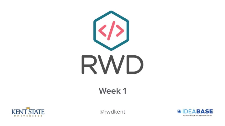 week 1