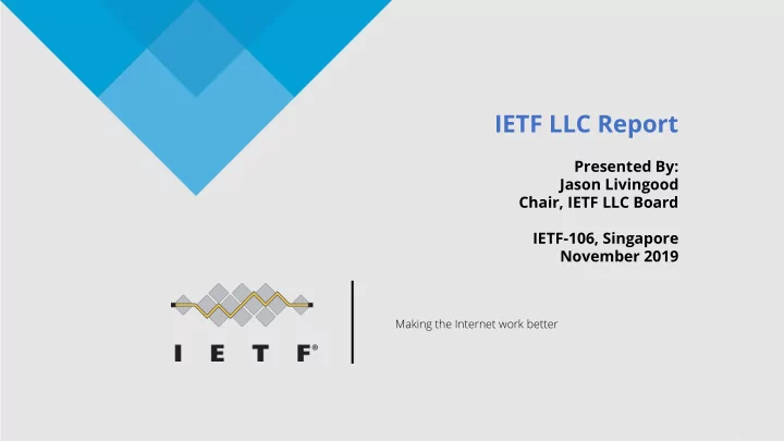 ietf llc report