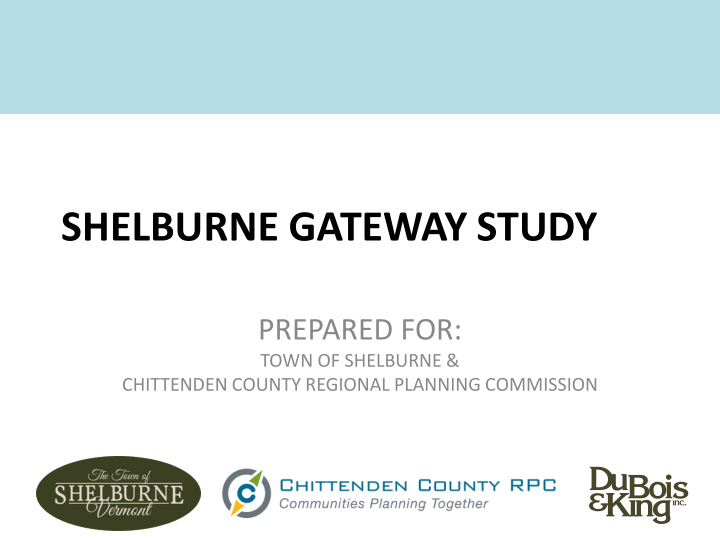 shelburne gateway study