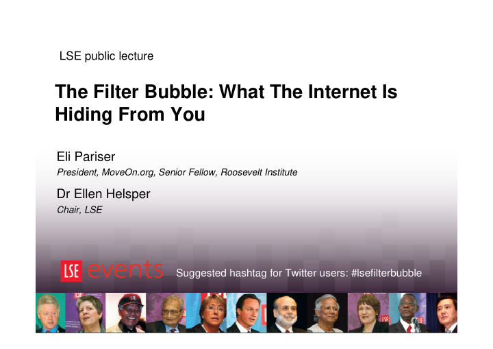 the filter bubble what the internet is hiding from you