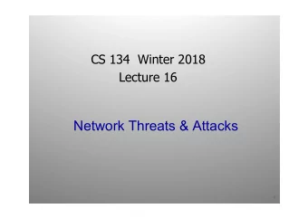 Network Threats &amp; Attacks  1  Internet Structure  backbone  ISP  local network  Internet