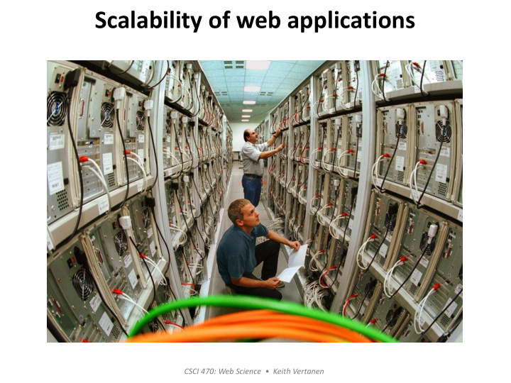 scalability of web applications