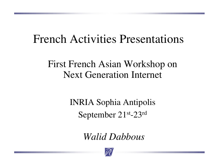french activities presentations