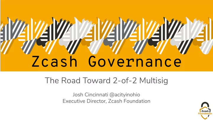zcash governance