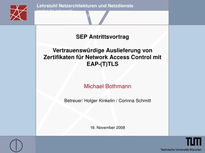 sep antrittsvortrag vertrauensw rdige auslieferung von