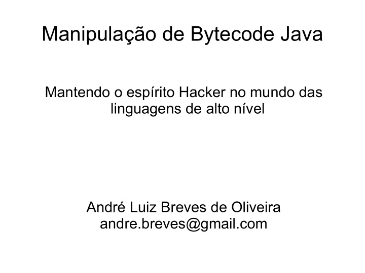 manipula o de bytecode java