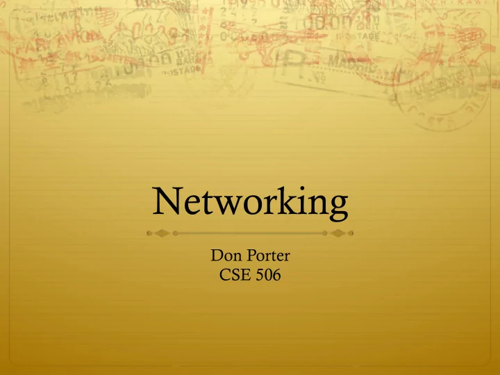 networking