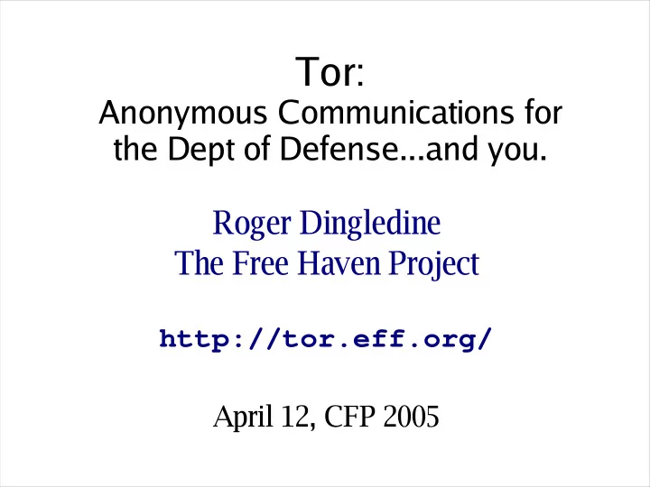tor