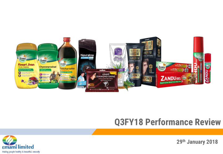 q3fy18 performance review