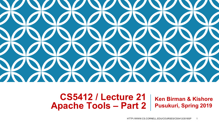 cs5412 lecture 21