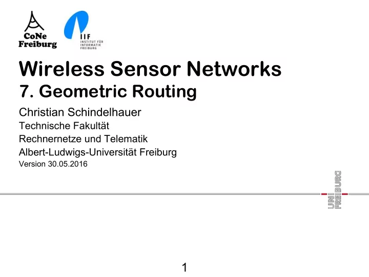 wireless sensor networks