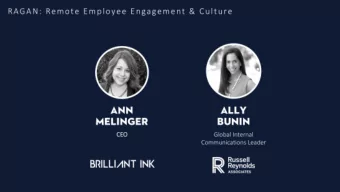 Global Internal Communications  Ally Bunin  Culture, Communications and Covid  In the worlds