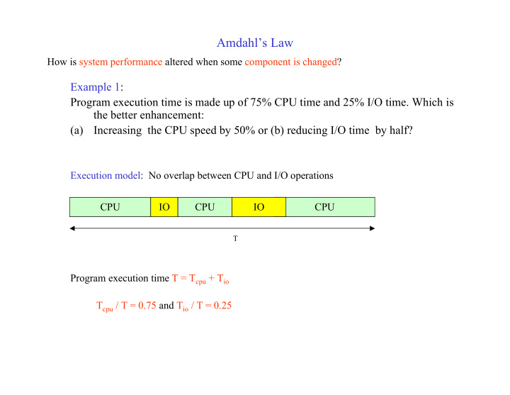 amdahl s law
