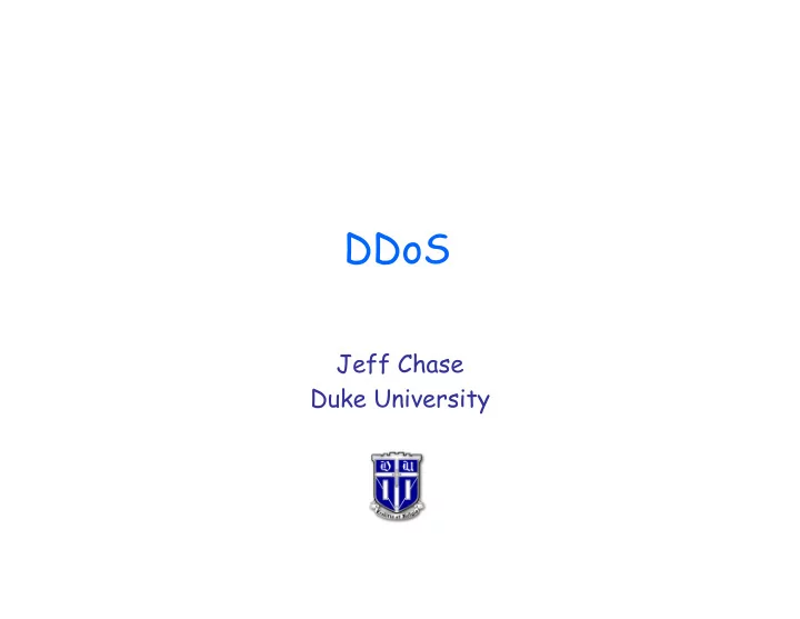 ddos