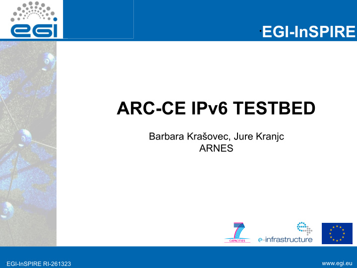 arc ce ipv6 testbed