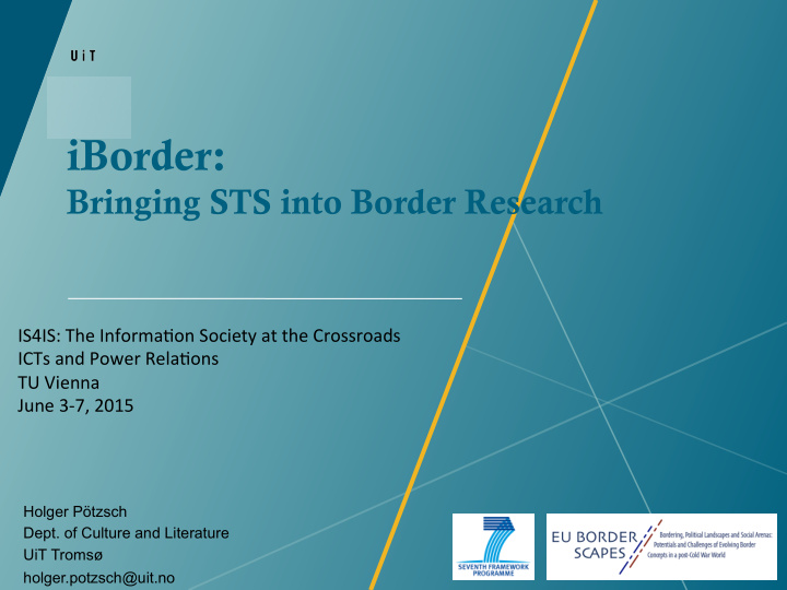 iborder bringing sts into border research