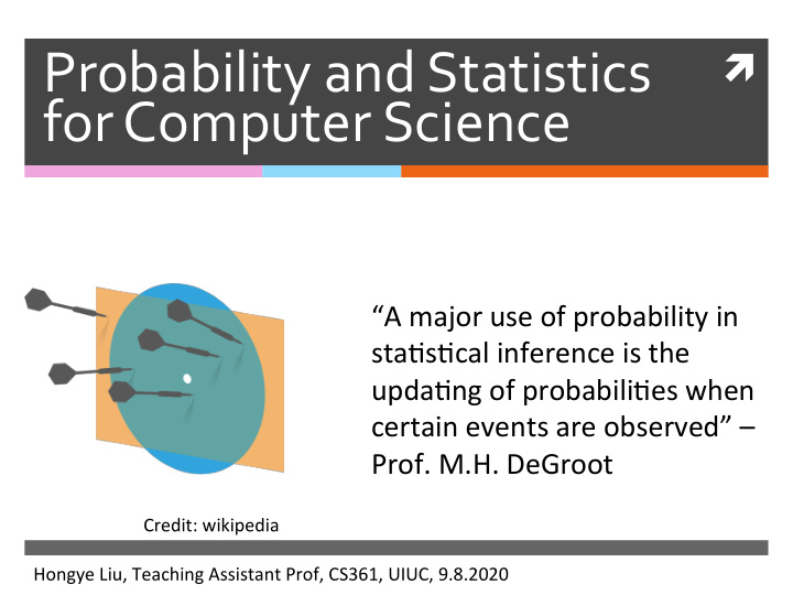 probability and statistics