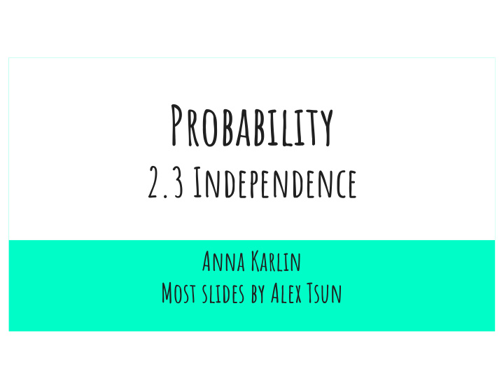 probability