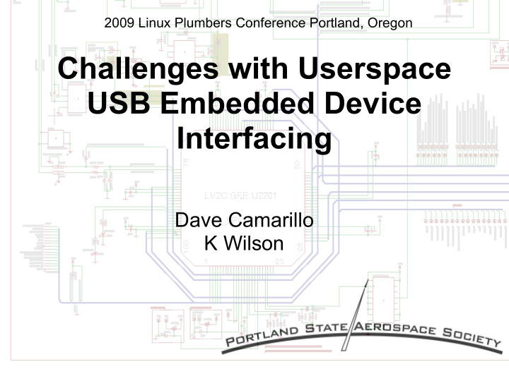 challenges with userspace usb embedded device interfacing