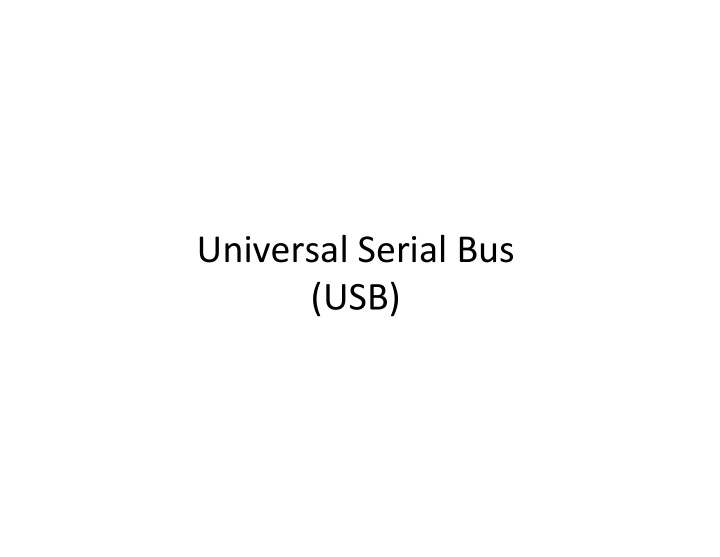 universal serial bus usb usb acronyms
