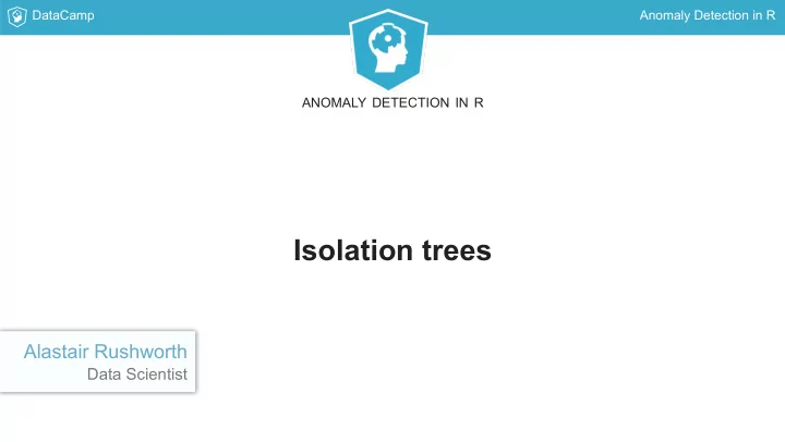 isolation trees