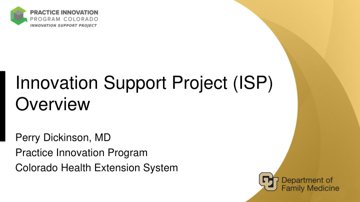 innovation support project isp