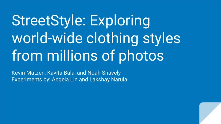 streetstyle exploring world wide clothing styles from