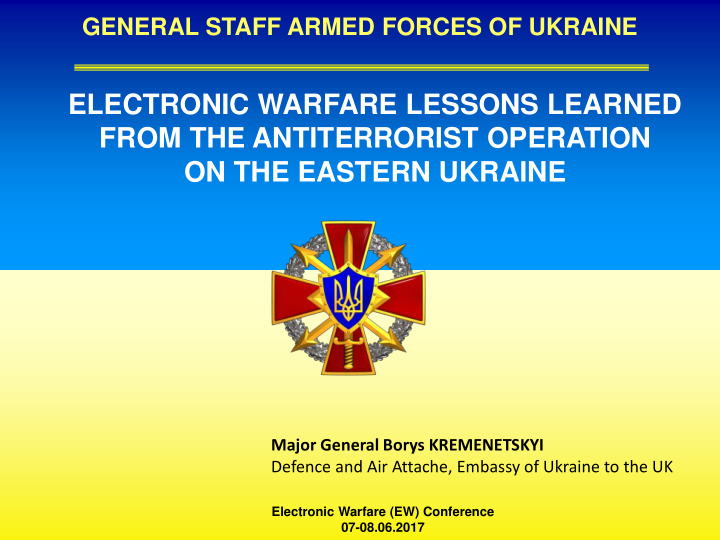 electronic warfare lessons learned