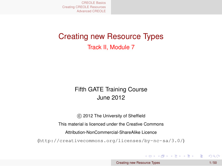 creating new resource types