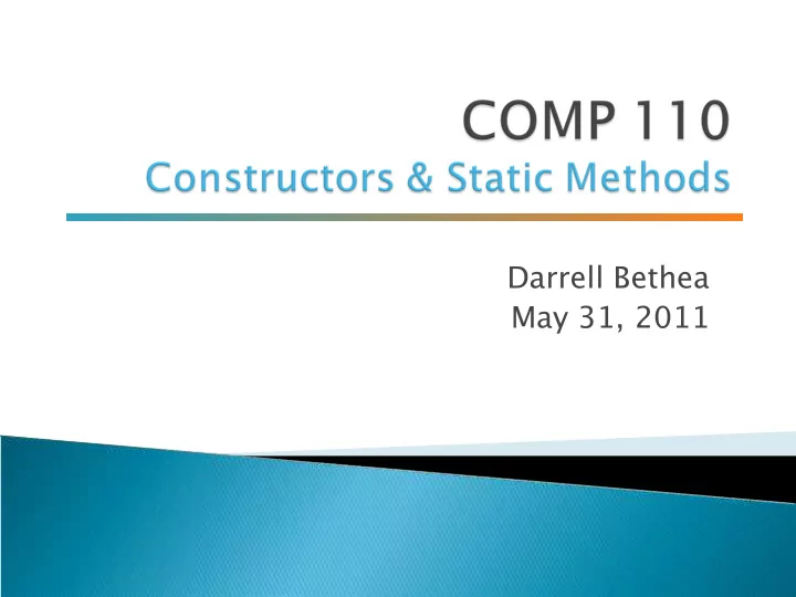 darrell bethea may 31 2011 midterm grades posted program