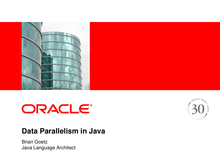 data parallelism in java
