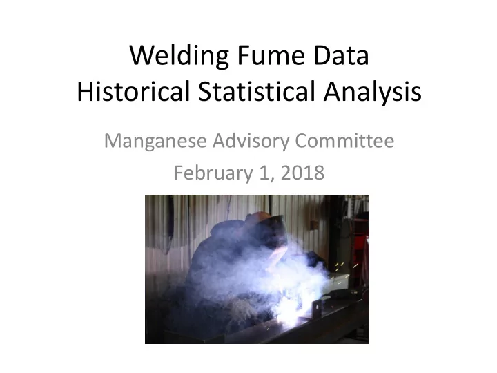 historical statistical analysis