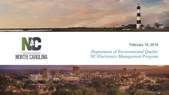 nc electronics management program nc electronics