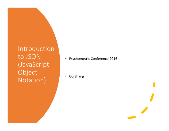 introduction to json