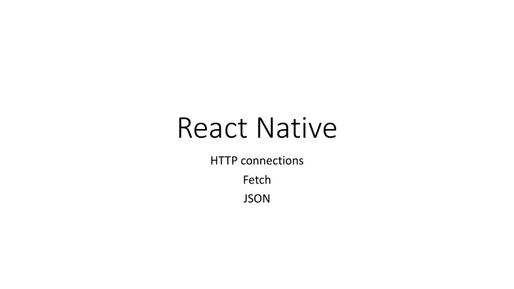 react native