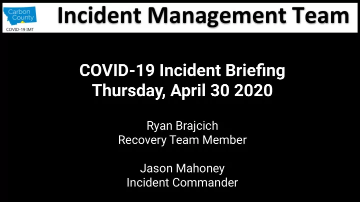 incident management team